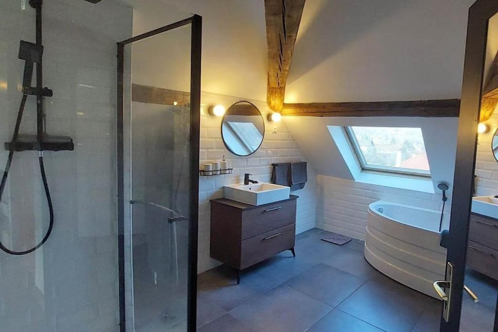 *New*Les Amandines Le Loft* Wifi Allevard Exterior foto